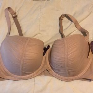 NWT Lane Bryant/Cacique 42DDD Blush Pink Demi Bra